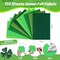 150 Pcs Green Felt Fabric Sheets Bulk for Crafts 8 x 12 Inch 1.4 mm A4 Thick Stiff Felt Sheets Square Assorted Fabric Square for Crafting Sewing School DIY